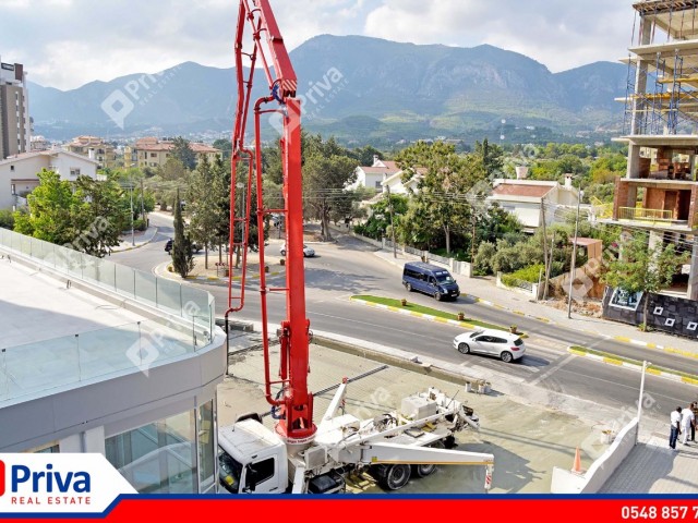 3+1 NEW FLAT FOR SALE IN CYPRUS KYRENIA CENTER 135 m2, SUITABLE FOR COMMERCIAL USE, PERFECT LOCATION ** 