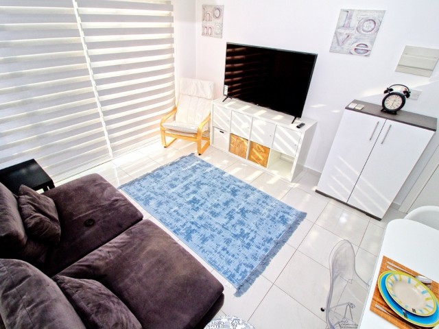 ALSANCAK ESCAPE HOMES SITE 1+1 FURNISHED APARTMENT FOR RENT, WITH SHARED POOL, CLOSE TO THE SEA ** 