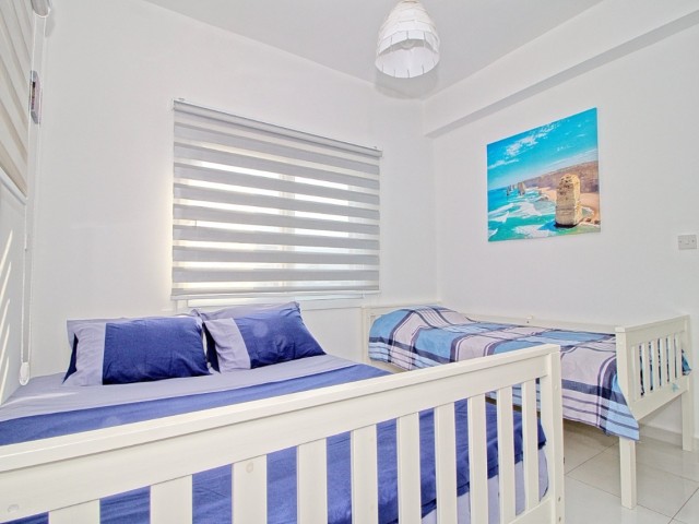 ALSANCAK ESCAPE HOMES SITE 1+1 FURNISHED APARTMENT FOR RENT, WITH SHARED POOL, CLOSE TO THE SEA ** 