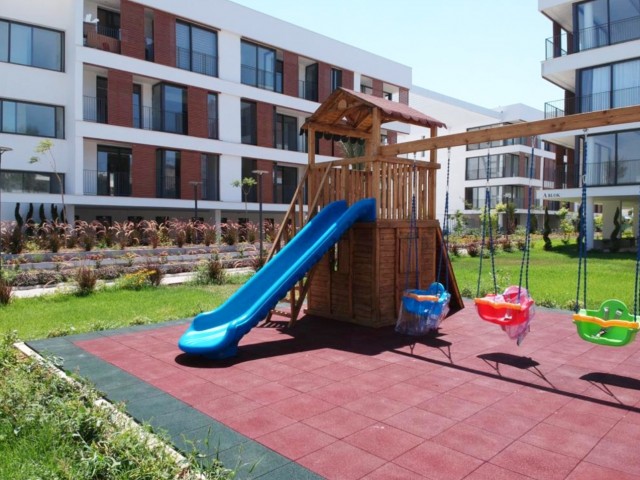 NORTH CYPRUS NICOSIA, HAMİTKÖY, 2+1 FURNISHED FLAT FOR RENT IN CITY PARK HOMES COMPLEX,  NEW FLAT, IN A SECURE COMPLEX, WITH 1000m2 GARDEN AND CHILDREN'S PLAYGROUND