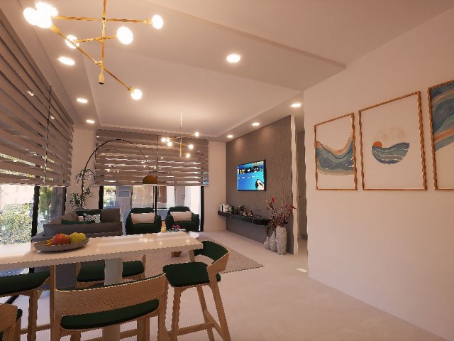 FLATS FOR SALE IN TRNC GIRNE ALSANCAK FROM THE PROJECT