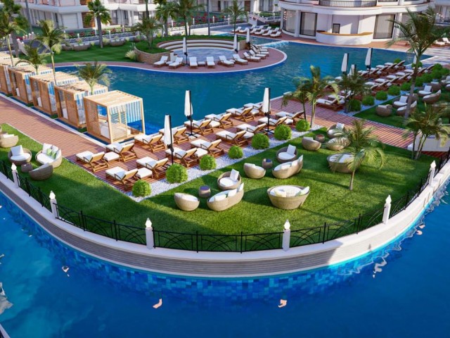 LUXURY FLATS FOR SALE IN NORTH CYPRUS İSKELE PROJECT