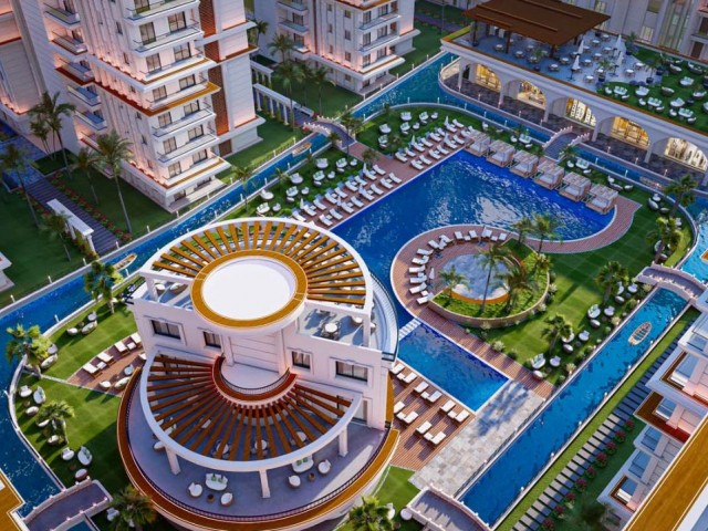 LUXURY FLATS FOR SALE IN NORTH CYPRUS İSKELE PROJECT
