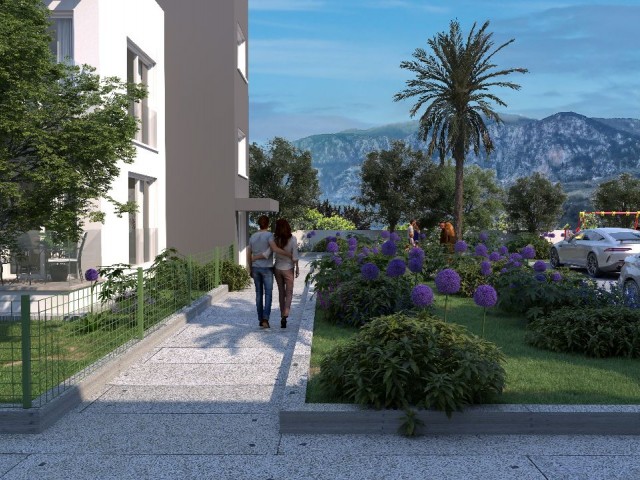 WOHNUNG ZUM VERKAUF AUS DEM PROJEKT IN TRNC GIRNE LAPTA REGION