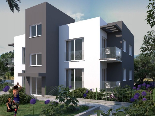 FLAT FOR SALE FROM THE PROJECT IN TRNC GIRNE LAPTA REGION