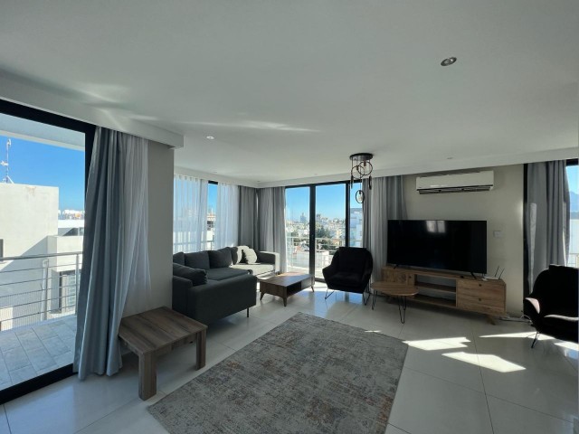 3+1 NEW PENTHOUSE FOR RENT IN TRNC GIRNE CENTER