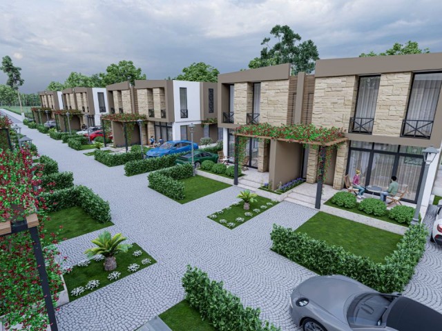 TWIN VILLAS FOR SALE IN TRNC GIRNE DOĞANKÖY AREA