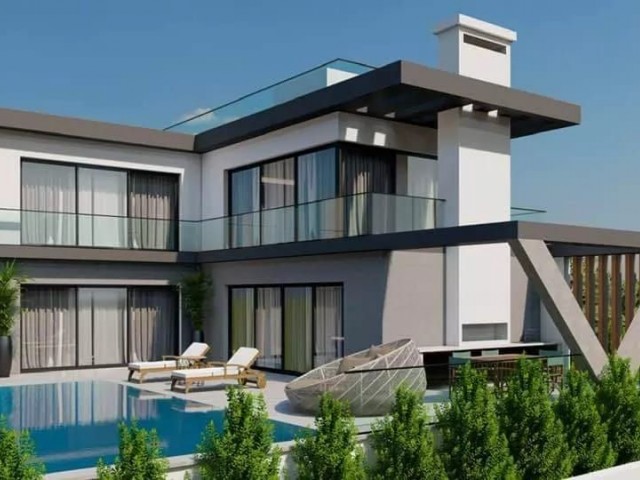 ULTRA LUXURIOUS VILLAS BY THE SEA IN THE ÇATALKOY REGION IN KYRENIA. DECEMBER 2023 DELIVERY.