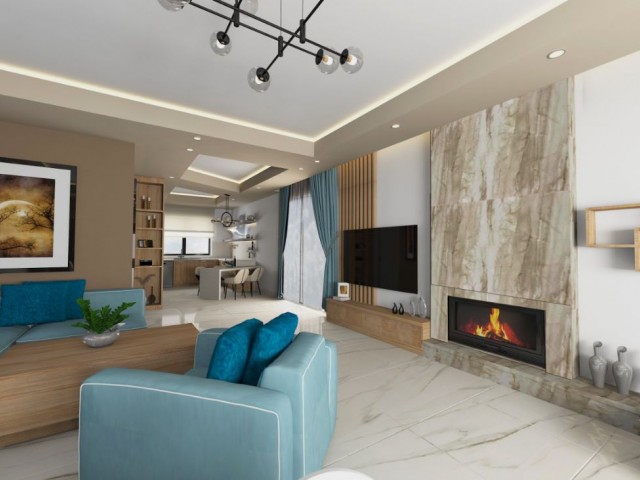 LAST ULTRA LUXURY COMPLETED READY TO MOVE IN VILLA IN GIRNE ÇATALKÖY REGION.