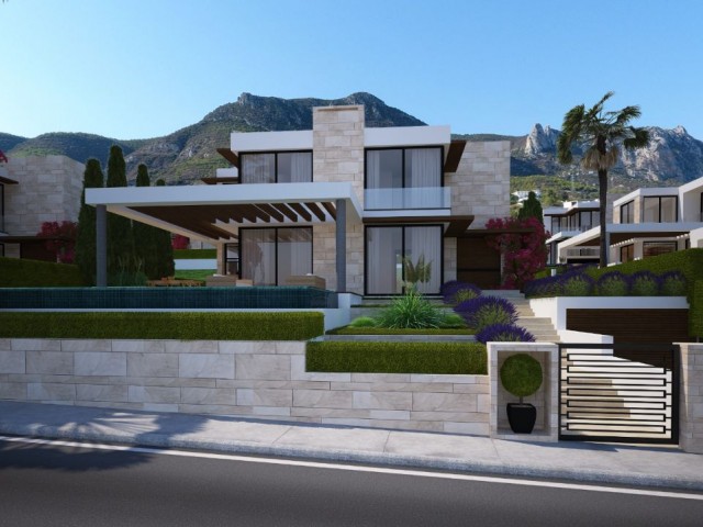 COMPLETED ULTRA LUXURY VILLA WITH TITLE READY IN KYRENIA CENTRAL LOCATION