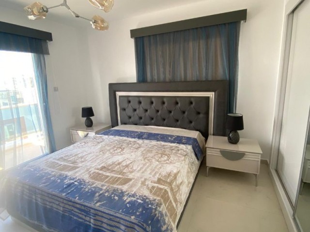 1+1 penthouse deniz manzaralı full eşyalı büyük balkonlu