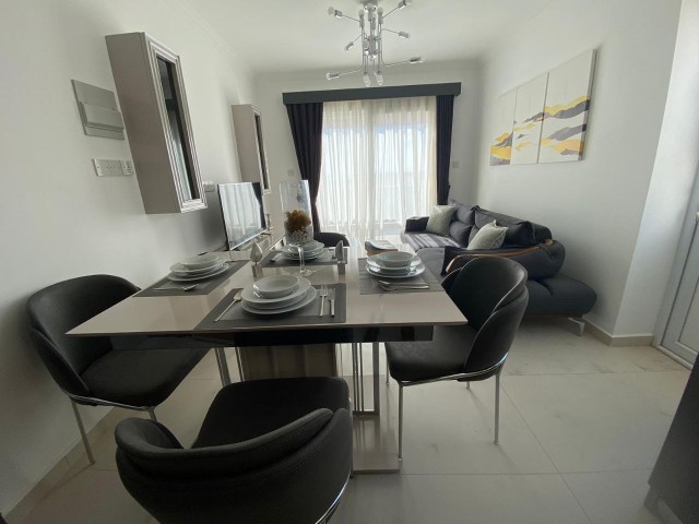 1+1 penthouse with sea view , fully furnished with big balcony