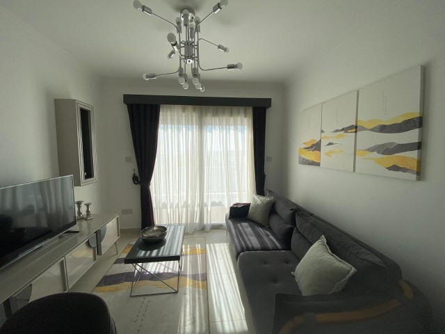 1+1 penthouse with sea view , fully furnished with big balcony