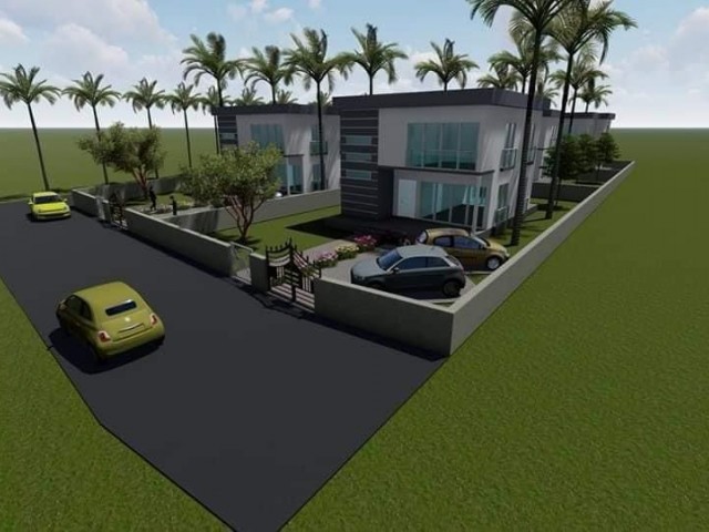 3+1 duplex villa in iskele in 345 m2 land for sell