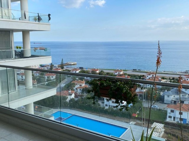 3+1 flat in ABELIA with 2 big balcony SEA VIEW and MOUNTAIN VIEW for sale