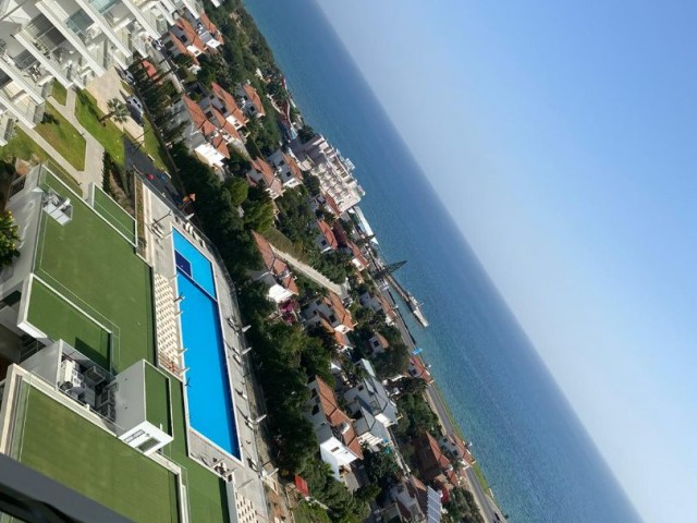 2+1 flat in ABELIA with 2 big balcony SEA VIEW and MOUNTAIN VIEW for sale