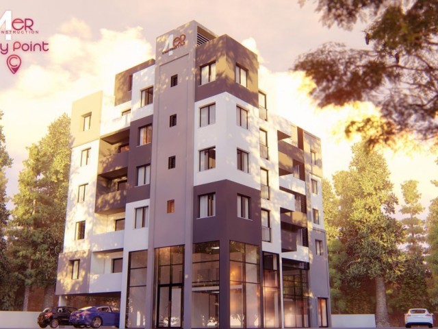 Mağusa merkezinde City Mall arkası 2+1 satılık Penthouse