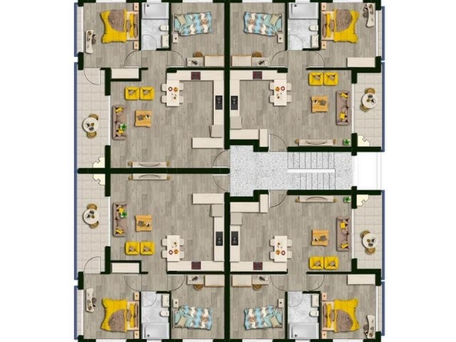 3+1 FLAT FOR SALE IN MAGUSA YENİBOĞAZİÇİ AREA.