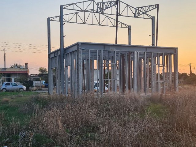 3+1 2 STOCKWERK ROHBAU MIT STAHLKONSTRUKTION PROJEKT ZUM VERKAUF IN KUZUCUK DORF