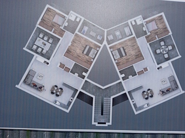 2+1 flats for sale in Gönyeli area