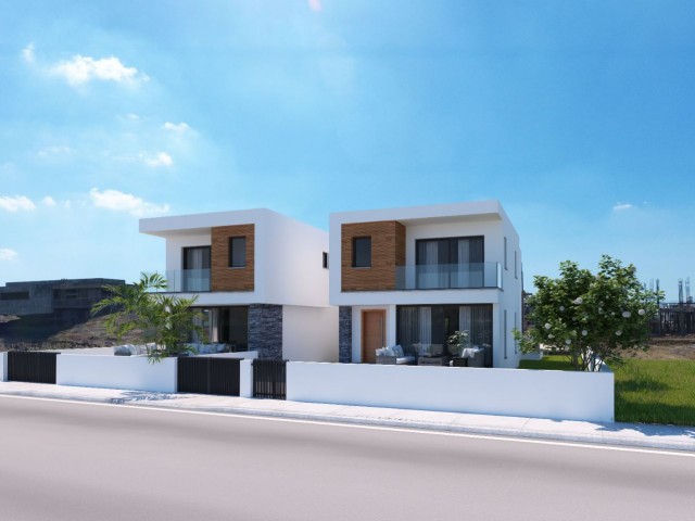 Detached villa for sale in Gönyeli new villa area