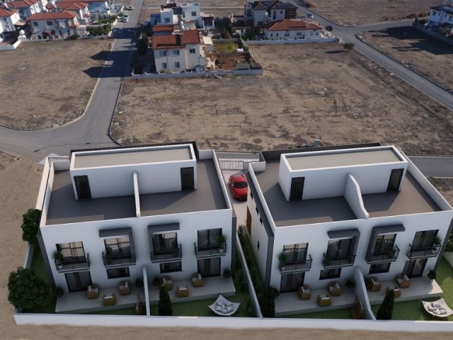 LOCASYON GORGEOUS!! UNIQUE ARCHITECTURAL 3+1 TWIN VILLAS FOR SALE IN YENIKENT WITH TURKISH COB.فلل للبيع اروع المناطق ينيكنت ، الارض تركي !! التصل الآن ... . ** 