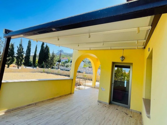 5+1 POOL VILLA WITH MOUNTAIN AND SEA VIEW FOR RENT IN ÇATALKÖY ** 