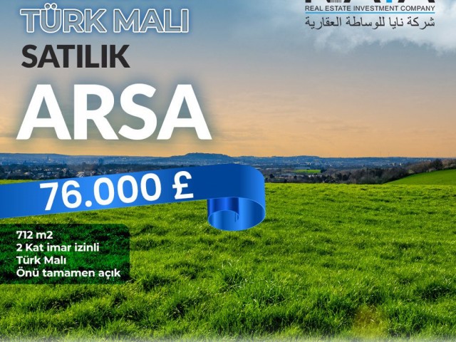 BOĞAZ’DA TÜRK MALI SATILIK 712 M2 ARSA