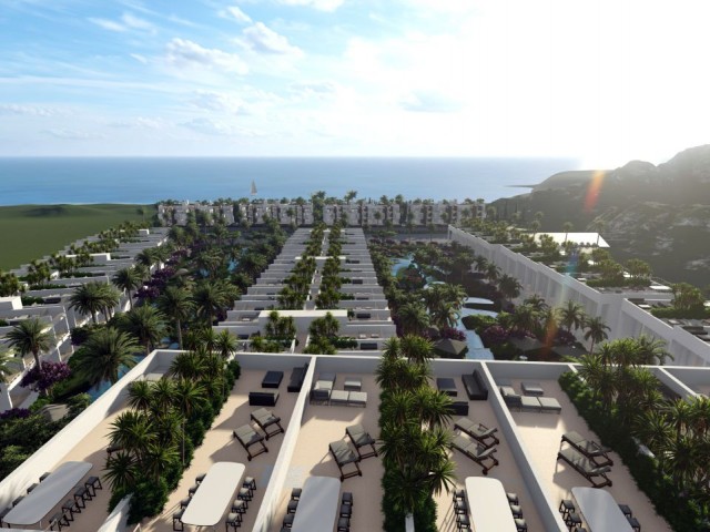 2 Bedroom Apartment For Sale In Kyrenia, Bahceli / Beachfront with private pool