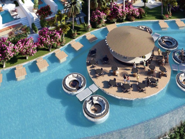 4 Bedroom Villa For Sale In Kyrenia, Bahceli / Beachfront with private pool