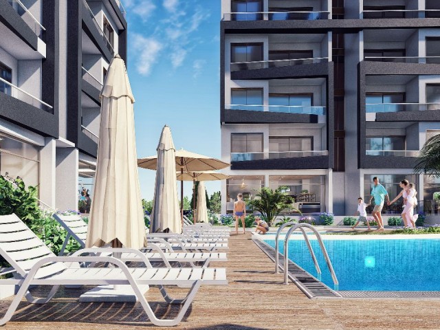 Iskele Gardens 1 + 1 квартира на продажу ** 