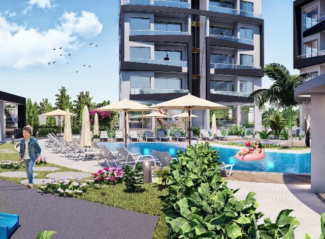 Iskele Gardens 1 + 1 квартира на продажу ** 