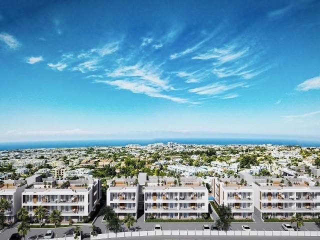 2 bedroom penthouse for sale in Kyrenia, Alsancak 