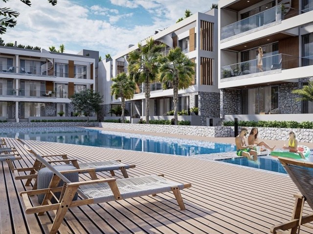 2 bedroom penthouse for sale in Kyrenia, Alsancak 