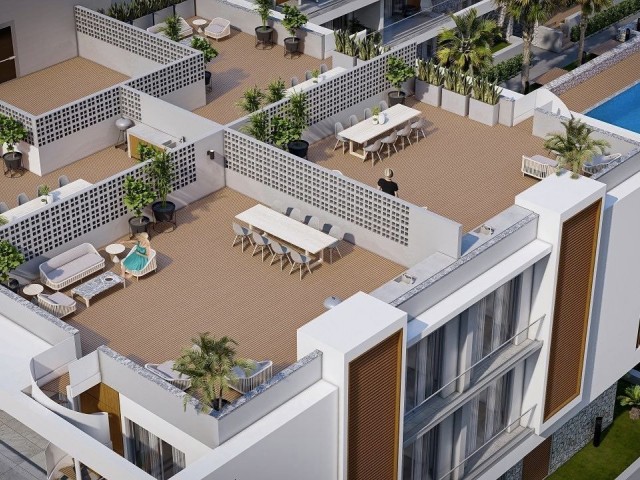 2+1 Penthouse-Wohnung Zum Verkauf In Kyrenia Alsancak / Mit Dachterrasse ** 