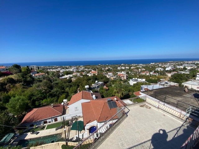 4+1 Villa zum Verkauf in Girne Lap / Meerblick