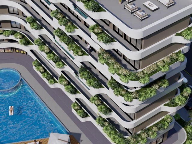 İskele Long Beach Satılık 1 +1 Penthouse