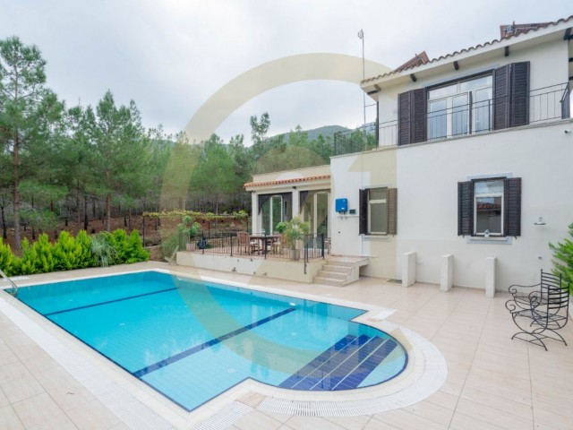 3+1 Villa zur Miete in Catalkoy Kyrenia / Vollständig möbliert