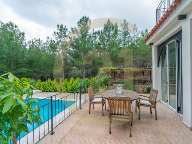 3+1 Villa zur Miete in Catalkoy Kyrenia / Vollständig möbliert