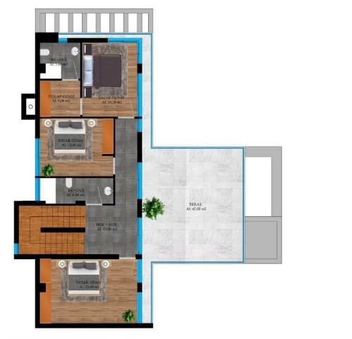 Zu verkaufen 3+1 Villa in Kyrenia Alsancak