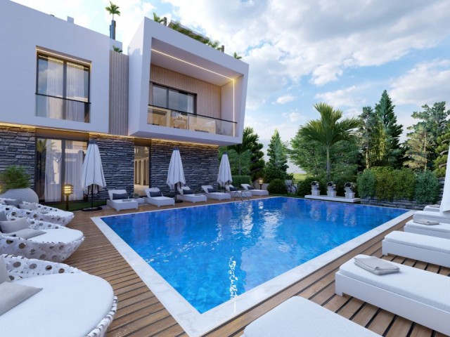 1+1 apartments for sale in Kyrenia, Alsancak 