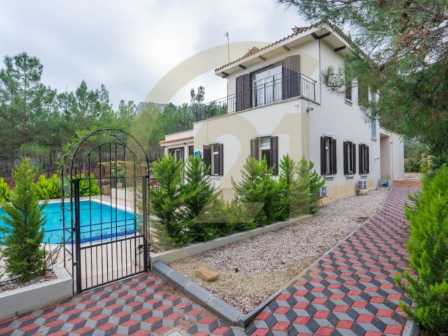 3+1 Villa zur Miete in Catalkoy Kyrenia / Vollständig möbliert