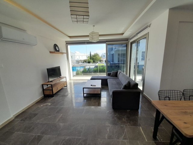 Modern 2+1 Ground floor Apartment with private garden for Sale in Catalkoy 