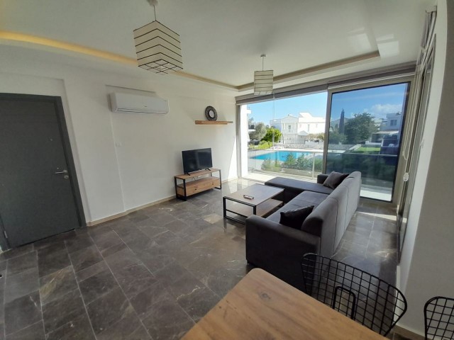 Modern 2+1 Ground floor Apartment with private garden for Sale in Catalkoy 