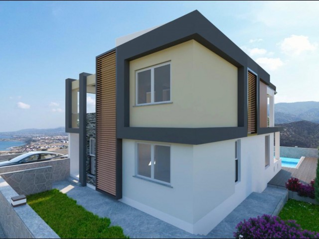 5+2 villa with private pool for sale in Girne/Çatalköy