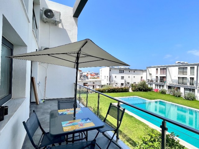 1+1 duplex apartment for rent in Kyrenia, Alsancak / Short term 