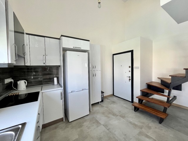1+1 duplex apartment for rent in Kyrenia, Alsancak / Short term 