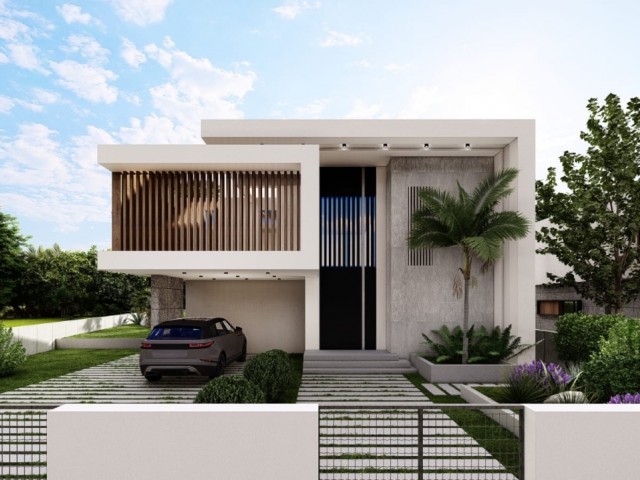 Çatalköy'de Satılık 4+1 Modern Villa (Eylul 2024'te hazır)