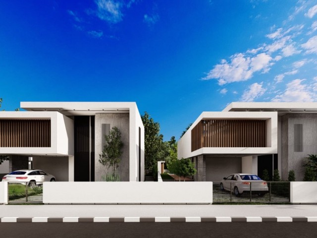 Çatalköy'de Satılık 4+1 Modern Villa (Eylul 2024'te hazır)