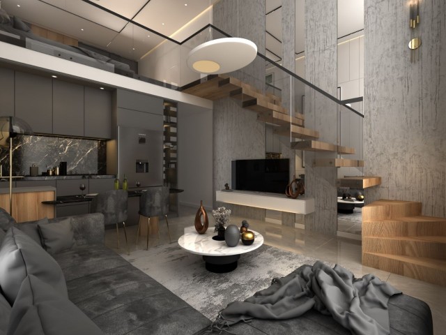 1+1 Apartment for Sale in Iskele Bogaz / New Project